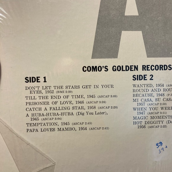 Perry Como, Como's Golden Records Vintage LP Record - Picture 6 of 13